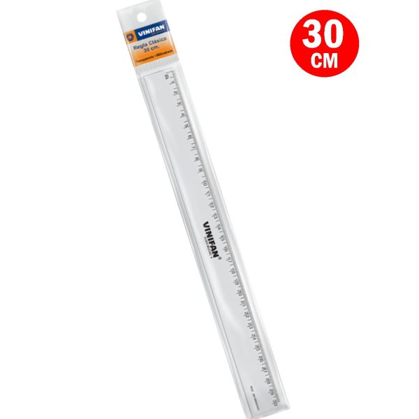 REGLA CLASICA VINIFAN 30CM PS - NP/UND