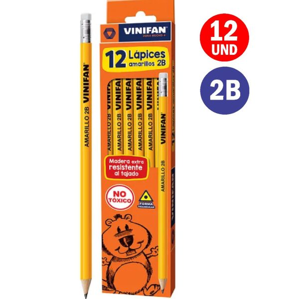 LAPIZ VINIFAN AMARILLO 2B TRIANG