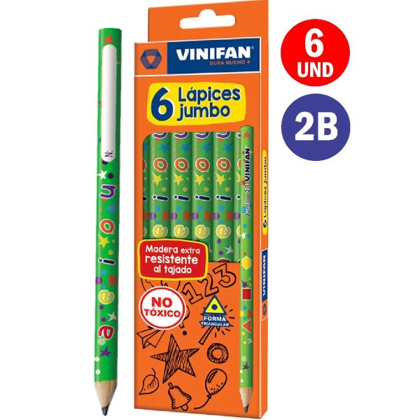 LAPIZ VINIFAN JUMBO/CJT X 6 UND