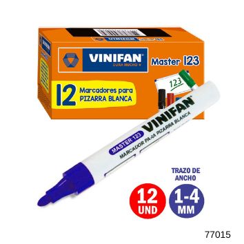 PLUMON DE PIZARRA 123 AZUL VINIFAN X12