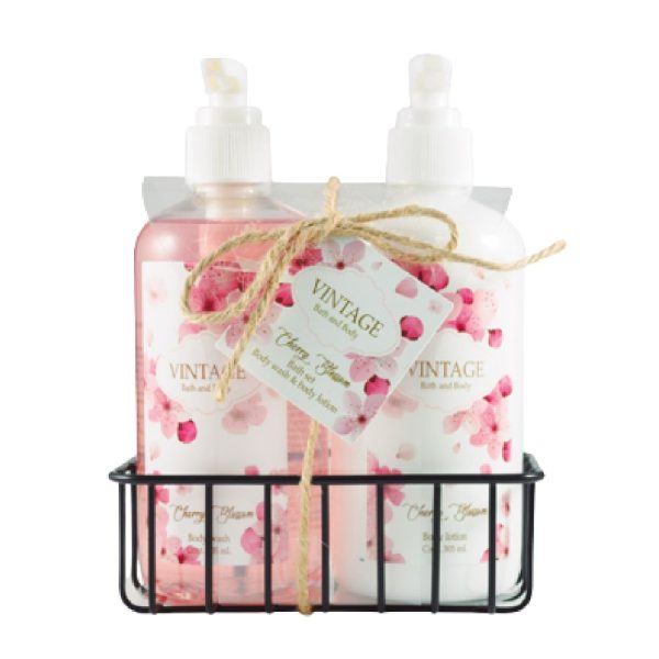 VINTAGE CHERRY BLOSSOM SET DE BAÑO BODY 305ML /GO TO MARKET