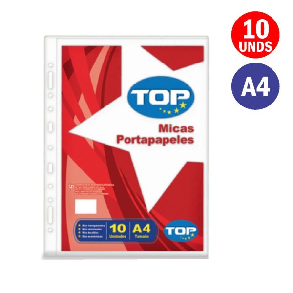 PORTAPAPELES - TOP ECONOMICO A-4 X10/ UND