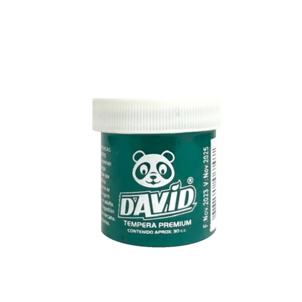 Tempera David 30cc Verde