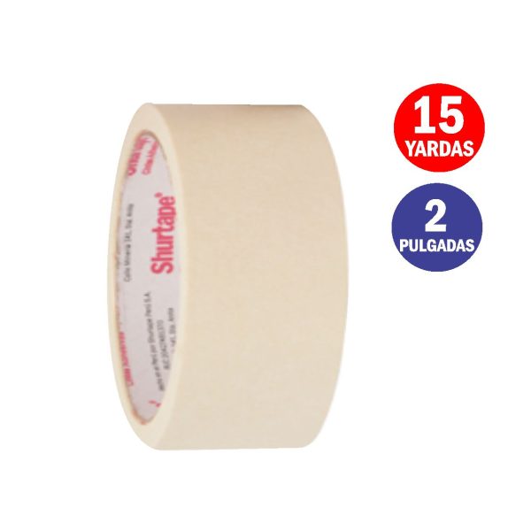 MASKING SHURTAPE NATURAL DE 2" X 15YDS