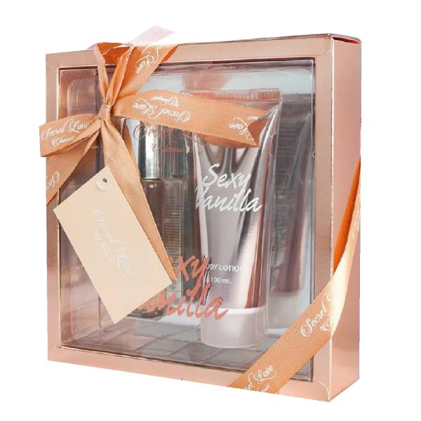 SECRET LOVE SEXY VANIILLA BODY MIST + BODY LOTION go to market