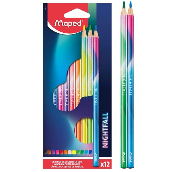 COLORES MAPED NIGHTFALL TEENS X 12 Und