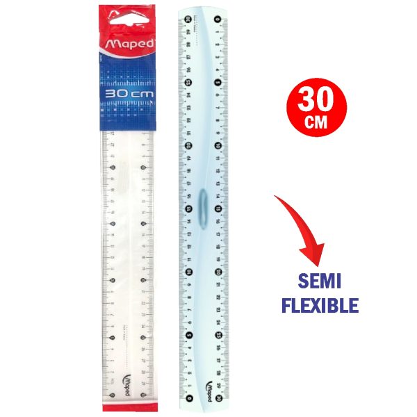 REGLA MAPED ESSENTIAL 30CM EN BOLSA