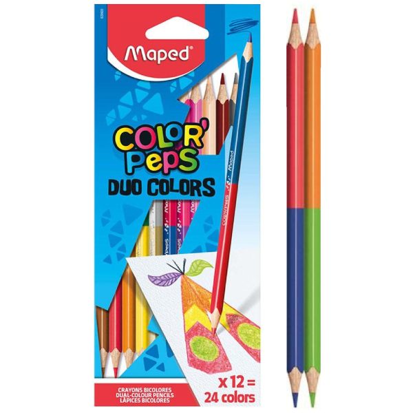 COLORES MAPED DUO X 12 COLORES