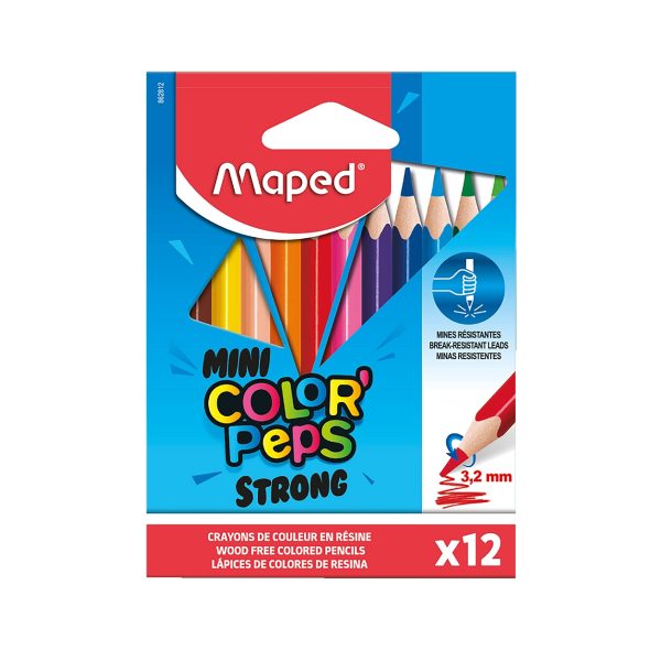 COLORES MAPED STRONG MINI X 12 COLORES