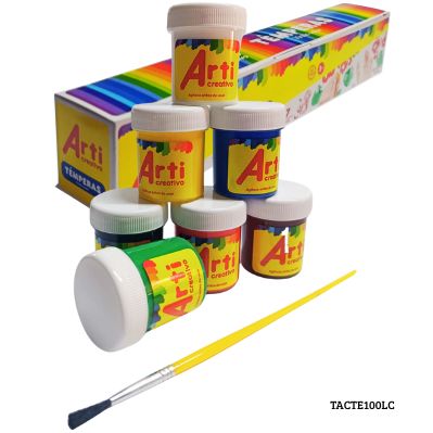 TEMPERA ARTICREATIVO ESCOLAR X 7und