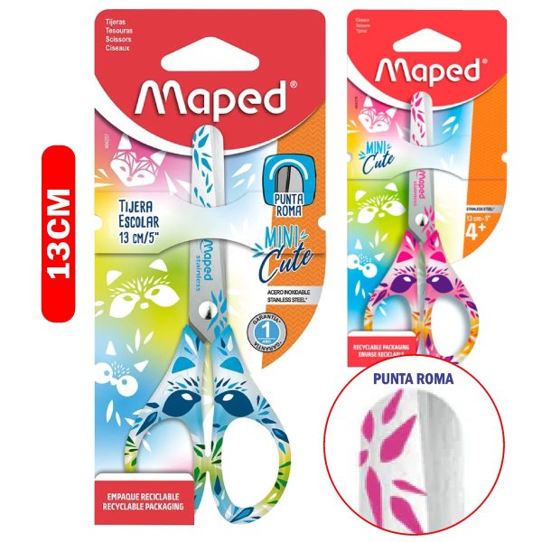 TIJERAS MINI CUTE 13CM-5" TRY ME CARTON MAPE