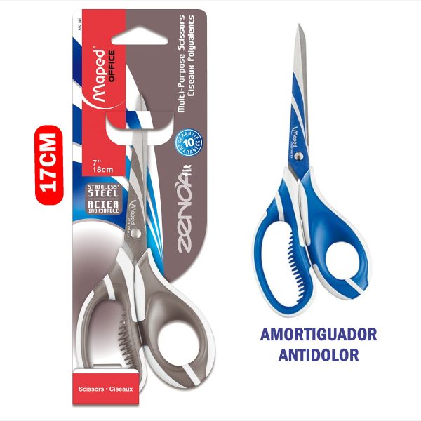 TIJERA MAPED ZENOA FIT 17CM BLISTER
