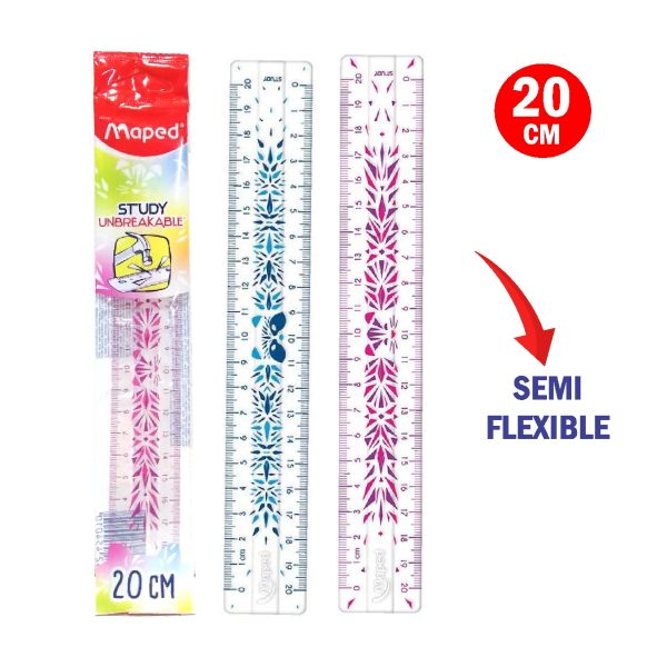 REGLA MAPED 20CM S. UNBREAKABLE PP FANCY