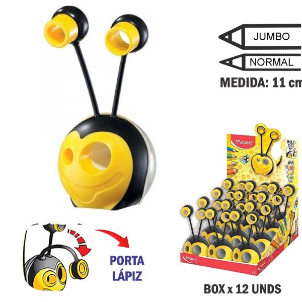 SACAPUNTAS MAPED CROCCROC DOBLE HUECO AVEJA/und.