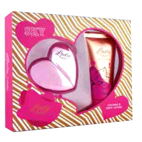 SKY CITY COLONIA 50ML + BODY LOTION 100ML LADY ROSE