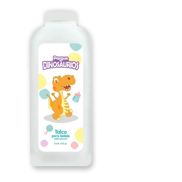TALCO PARA BEBES 625GR PARQUE DE DINOSAURIO