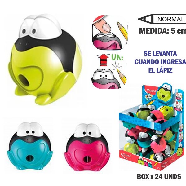 TAJADOR MAPED CROC CROC RANA SIGNAL - 1 C/ DEPOSITO/und.