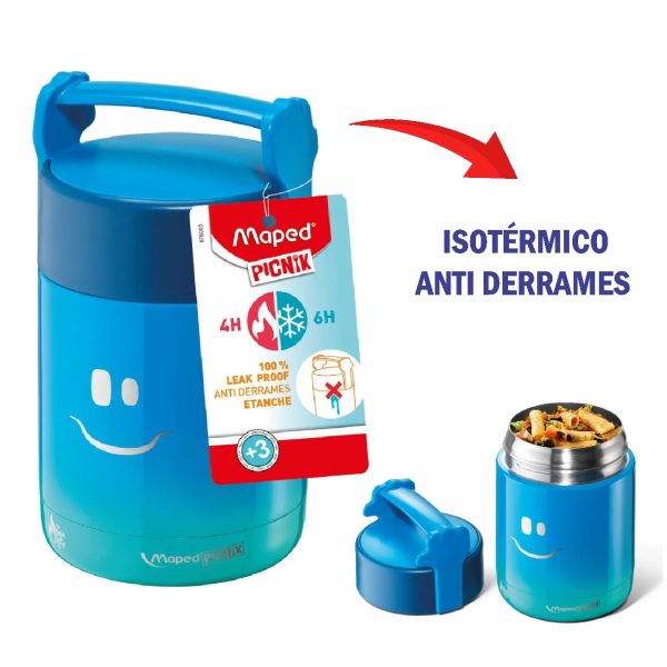 T-CONTENEDOR ISOTERMICO AZUL CONCEPT KIDS 13cm/ und.