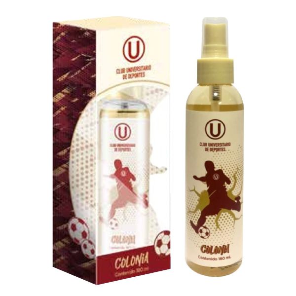 COLONIA 180ML UNIVERSITARIO DE DEPORTESC/CAJA