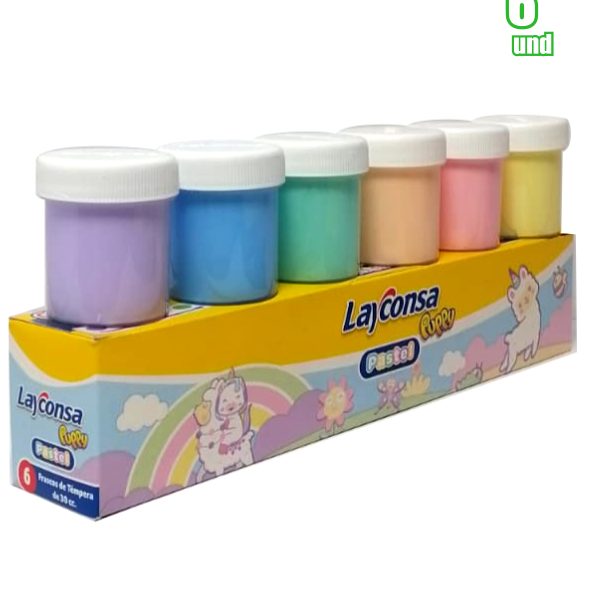 Temperas Layconsa Puppy Set x 6 Pastel-015711