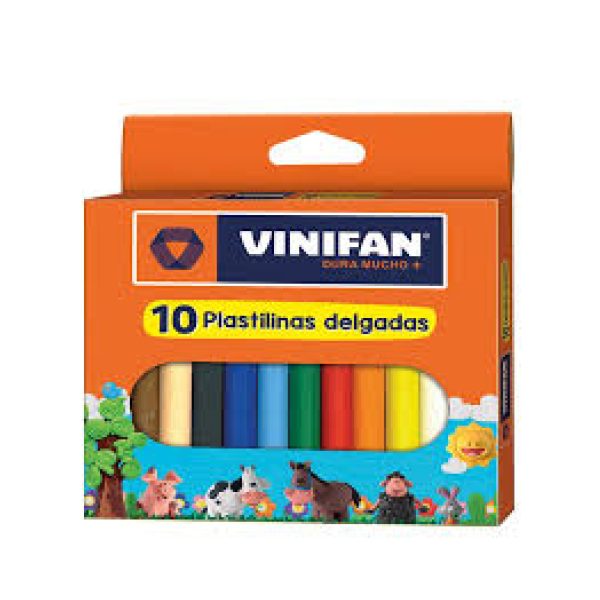 PLASTILINA VINIFAN DELGADAS X10und